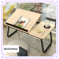 Beluga พับได้ โต๊ะญี่ปุ่น โต๊ะบนเตียง โต๊ะวางโน้ตบุ๊กโต๊ะวางโน๊ตบุ๊คพับเก็บได้ โต๊ะวางคอม โต๊ะไม้ญี่ปุ่น โต๊ะวางของอเนกประสงค์