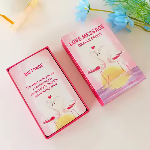 12x7cm Love Messages Oracle Cards Board Games NEW Card Games