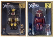 Be@rbrick Happy 一番賞 Marvels X-men Wolverine 狼人 / Magneto 萬磁王