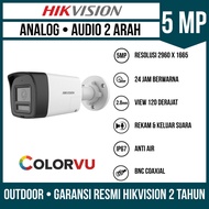 HIKVISION COLORVU 5MP OUTDOOR AUDIO 2-WAY TWO WAY AUDIO CCTV CAMERA