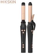 KSKIN Pro Ceramic Curling Iron - Adjustable Temp for All Hair Types, At Home Salon Hari Styling Tool