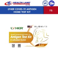 LYHER Covid-19 Antigen Home Test Kit Saliva Nasal Swab (1's)