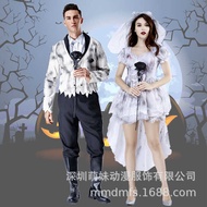 Halloween Costume Adult Ghost Bri Costume Couple Ghost Bride cospy Costume Bloody