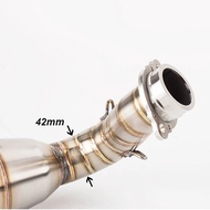 G310 mid-pipe Motorcycle G310GS front pipe  Muffler Modified Pipe  for BMW G310GS G310R G310 exhaust