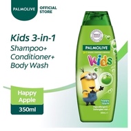 Palmolive Kids Minions 3in1 Shampoo, Body Wash & Conditioner Happy Apple 350ml