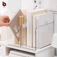 blesiya Transparent Magazine Holder, File Sorter, Display Stand, Desk Book Storage, File Folder Stan
