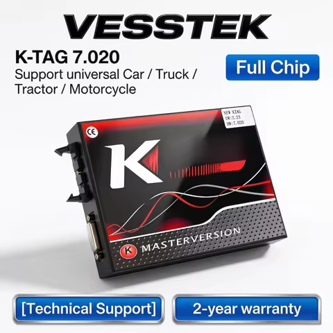 VESSTEK-Kess 5.017 OBD2 Manager Kit Programmer Online 2.80 ECU Red K-ES-S V5.017/KT-A-G V7.020 2.25