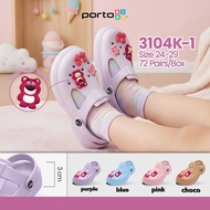 RN baim sandals for girls PORTO 3104K-1 Small 24-29 lotso character Children's frog sandals