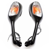 Motorcycle Rearview Side Mirror Retroviseur with LED Turn Signal Indicatorsor for Suzuki GSXR600 GSX