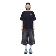 KNOWONE SPRAY ART TEE (BLACK/BLUE)