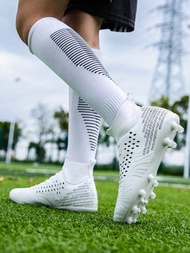 1 par de zapatos de fútbol deportivos para hombres y mujeres antideslizantes para adultos con suela de TPU y diseño de moda nuevo 2023