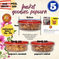 GOODIES POPCORN BUKCET MSSL300/DOORGIFT WEDDING KAHWIN AQIQAH BIRTHDAY MAJLIS PERTUNANGAN