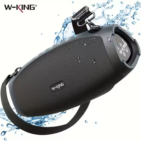 W-KING 70W Waterproof Portable Loud Bluetooth Speaker, Wireless Outdoor Boombox SubwooferTriple Pass