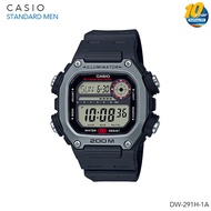 CASIO Standard Digital นาฬิกาข้อมือผู้ชาย สายเรซิ่น DW-291H Series รุ่น DW-291H-1A DW-291H-1B DW-291