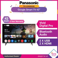 Panasonic 43 Inch Google LED TV TH-43NS600K / 4K TH-43NX600K