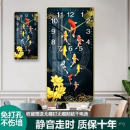 2024 Clock Wall Clock Wall Wall Wall Watch Household Living Room High-End Art Clock Prosperous House