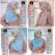 Azara BB Nurel hijab with Reversible Motif / rawis hijab / palembang hijab / wholesale hijab S4 ware