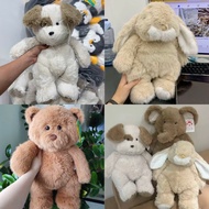Soft Long Fur Bobova Plush - All Models of Dalmatian Dog, Long Eared Rabbit, Brown Bear, Elephant
