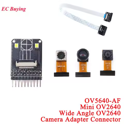 Mini OV2640 OV5640 OV5640-AF Camera Module CMOS Image Sensor ESP32-CAM Wide Angle Camera Extension A