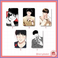✙ ◱ ◿ [5 PCS SET] BJ ALEX WEBTOON MANHWA PC PHOTOCARDS UNOFFICIAL FANMADE LOMO