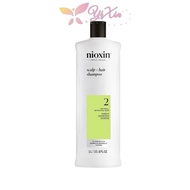 Nioxin System 2 Cleanser Shampoo For Progressed Thinning Natural Hair - 1000ml