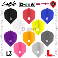 L STYLE DART FLIGHTS - (L3 SHAPE) L Flight PRO L3 SHAPE STANDARD SMALL DARTS FLIGHT (SAYAP ARROW)