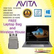 AVITA LIBER 14 Laptop (I3-8130U/4GB/256SSD/WIN10 HOME) - Space Grey