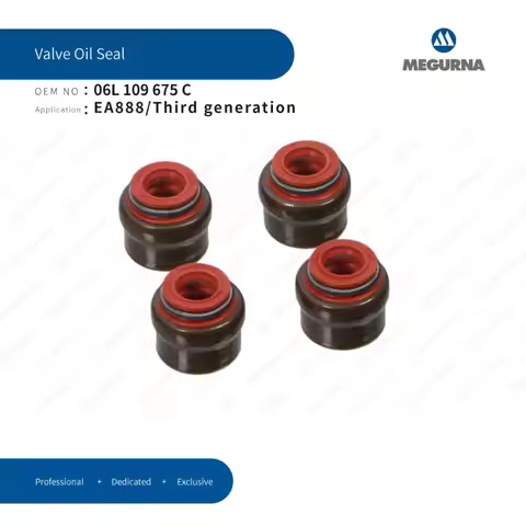 16pcs EA888 Engine Valve Oil Seal 06L109675C For VW Magotan Golf Passat Touareg Skoda Beetle Audi A1