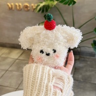 Cute Plush puppy Airpods 4 3 2 pro 2nd Generation Bluetooth Earphone Protective Case Airpods 3rd Gen