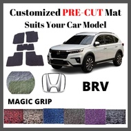HONDA BRV 13mm Customized Car Carpet Coil Floor Mat Carpet Magic Grip Car mat