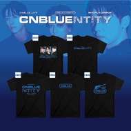 CNBLUE X IDENTITY CNBLUENTITY Asia Tour Kuala Lumpur T-shirt Adult 100% Cotton Black NTMY.os