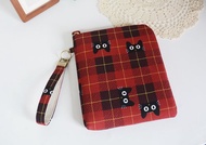 進口布料 防水 英倫經典格子貓咪 閱讀器防護包 防摔輕巧 HyRead