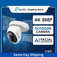 TP-Link Tapo C560WS 4K 8MP Outdoor Pan/Tilt AI Facial Recognition CCTV Starlight Color Night Vision 