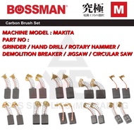 (100% QUALITY) BOSSMAN CARBON BRUSH (MACHINE MODEL : MAKITA) GRINDER / HAND DRILL / ROTARY HAMMER / DEMOLITION BREAKER🇲🇾