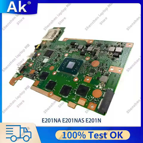 E201N E201NA Laptop Motherboard For ASUS EeeBook With Celeron CPU 100% tests OK fast shipping E201NA