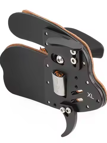 Archery Finger Tab Right Left Hand Leather Adjustable Guard Protective Gear Bow Accessory for Tradit