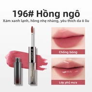 Son Môi Spenny Double Head Lip Glaze Màu Hồng Tươi Lâu Trôi Không Dính Cốc Giá Cả Phải Chăng Cho Học