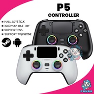 Permainan Kontroler P5 Bluetooth Wireless Gaming Controller Gamepad Joystick For P5 P4 P3 STEAM Game