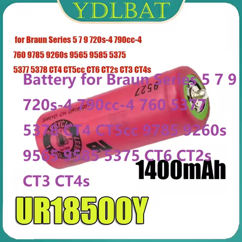 Battery for Braun Series 5 7 9 720s-4 790cc-4 760 5377 5378 CT4 CT5cc 9785 9260s 9565 9585 5375 CT6