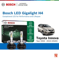 Bosch LED Gigalight 6000K H4 Halogen Headlight Retrofit Bulb + CANBUS for Toyota Innova AN40 - 19873