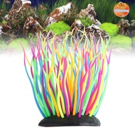 INTOO Artificial Sea Anemone Coral, Silicone Colorful Silicone Anemone Coral, Ornament Luminous Feat
