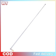 [WT] 1Pc 37cm 5 Section Telescopic Stainless Steel AM FM Radio Universal Antenna [COD]