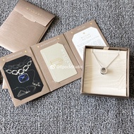 [Epoch] Bvlgari/Bvlgari 925 Silver Ceramic Little Red Man Charity Necklace Clavicle Chain