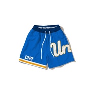 Casual Shorts Undrafted "BRUINS" Mesh Men Short Blue Preppy Style Sports Shorts 2026 New Youth Stude