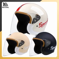 3/4 RACING Motobike Helmet Retro Motorcycle Helmet DOT Vintage RETRO American USA Eagle Chopper Capa
