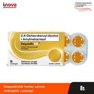 Dequadin AB Honey Lemon Antiseptic Lozenge 8's