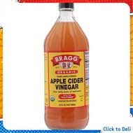 แบรคน้ำส้มสายชูหมักจากแอปเปิ้ล 946มล. - Bragg Apple Cider Vinegar 946ml.