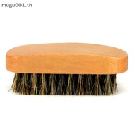 mu Horsehair Shoe Shine Brushes Polish Bristles Boots Shoes Leather Care Cleaning Brush Nubuck Boot 