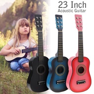 23 Inch 6 Strings Acoustic Guitar Đen Basswood 12 Tỏ Ra Khó Chịu Với Móng Pick Dây Dây Phụ Kiện Đàn