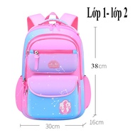 Cặp Balo đi học chống thấm cho trẻ em từ lớp 1-lớp 12 cặp sách đi học cho bé trai bé gái cấp 1cấp 2